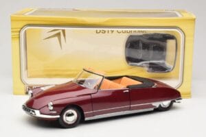 Citroen DS19 カブリオレ Bordeaux Norev 1:18 181561 メタル - 画像 8/8