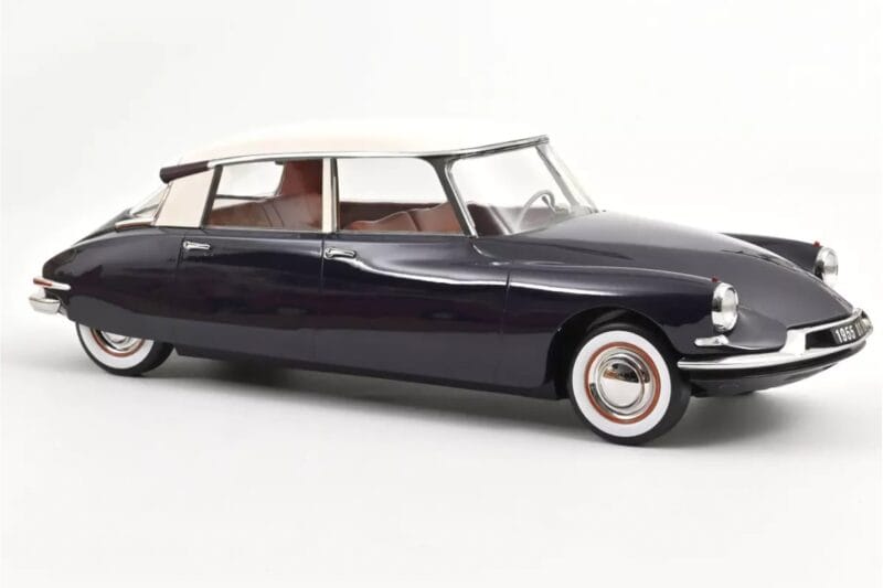 Citroen DS19 パープル & シャンパン Norev 1:12 121579 メタル