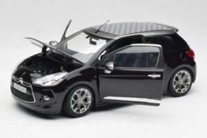 Citroen DS3 Cabrio Perla Nera ブラック Norev 1:18 AMC019115 メタル - 画像 2/8