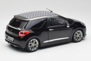 Citroen DS3 Cabrio Perla Nera ブラック Norev 1:18 AMC019115 メタル - 画像 3/8