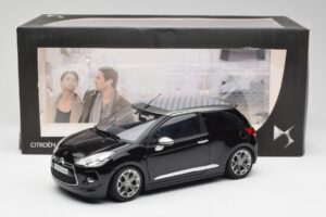 Citroen DS3 Cabrio Perla Nera ブラック Norev 1:18 AMC019115 メタル - 画像 8/8