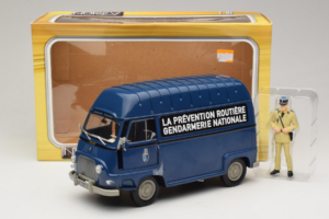 Citroen Estafette Gendarmerie ブルー フィギュア付き Norev 1:18 185165 メタル - 画像 6/6