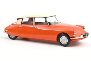 Citroen ID19 オレンジ & クリーム Norev 1:12 121580 メタル