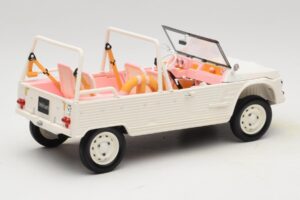 Citroen Mehari Eden Sorbet ホワイト アンド ピンク Norev 1:18 181804 メタル - 画像 2/6