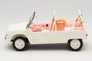 Citroen Mehari Eden Sorbet ホワイト アンド ピンク Norev 1:18 181804 メタル - 画像 3/6