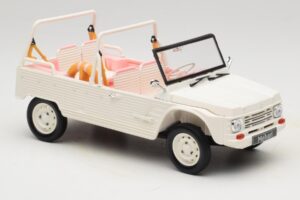 Citroen Mehari Eden Sorbet ホワイト アンド ピンク Norev 1:18 181804 メタル - 画像 4/6