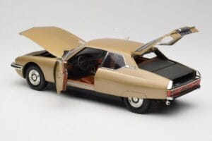 Citroen SM Maserati ゴールド Norev 1:18 181585 メタル - 画像 5/8