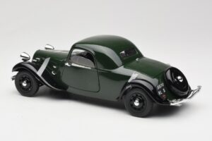 Citroen Traction Avant 11 クーペ グリーン Solido 1:18 8179 メタル - 画像 7/8