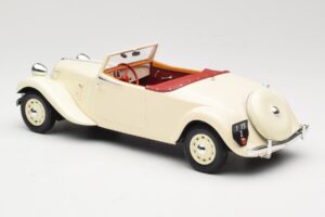 Citroen Traction Avant 11B カブリオレ クリーム Norev 1:18 181440 メタル - 画像 5/6