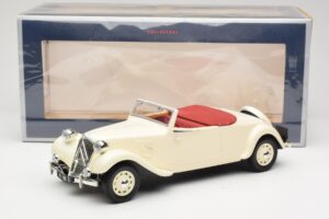 Citroen Traction Avant 11B カブリオレ クリーム Norev 1:18 181440 メタル - 画像 6/6