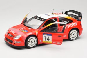 Citroen Xsara T4 WRC #14 P. Bugalski / J-P. Chiaroni WRC 2001 Solido 1:18 9021 メタル - 画像 2/8