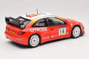 Citroen Xsara T4 WRC #14 P. Bugalski / J-P. Chiaroni WRC 2001 Solido 1:18 9021 メタル - 画像 3/8