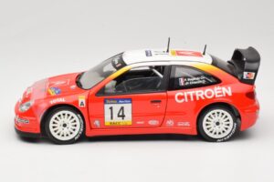 Citroen Xsara T4 WRC #14 P. Bugalski / J-P. Chiaroni WRC 2001 Solido 1:18 9021 メタル - 画像 4/8
