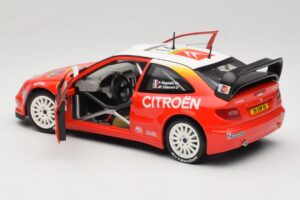 Citroen Xsara T4 WRC #14 P. Bugalski / J-P. Chiaroni WRC 2001 Solido 1:18 9021 メタル - 画像 5/8