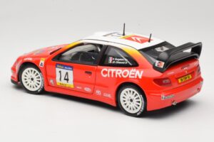 Citroen Xsara T4 WRC #14 P. Bugalski / J-P. Chiaroni WRC 2001 Solido 1:18 9021 メタル - 画像 7/8