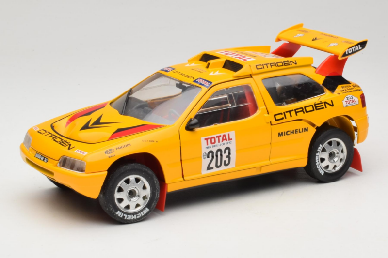 Citroen ZX Rallye Raid #203 1992 Solido 1:18 9003-N1 メタル