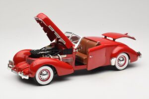 Cord 812 カブリオレ レッド American Muscle 1:18 32158 メタル - 画像 2/8