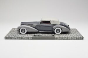 Delage D8 120 カブリオレ グレー & ダークグレー Minichamps 1:18 107115134 メタル - 画像 3/6