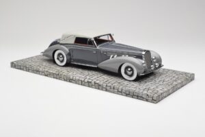 Delage D8 120 カブリオレ グレー & ダークグレー Minichamps 1:18 107115134 メタル - 画像 4/6