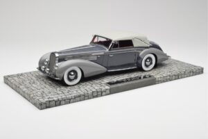 Delage D8 120 カブリオレ グレー & ダークグレー Minichamps 1:18 107115134 メタル