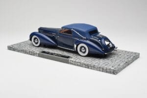Delage D8-120 カブリオレ Two Tone ブルー Minichamps 1:18 107115132 レジン - 画像 5/6