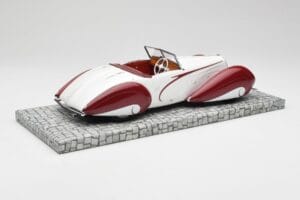 Delahaye Type 135 M カブリオレ ホワイト レッド Minichamps 1:18 107116161 レジン - 画像 2/6