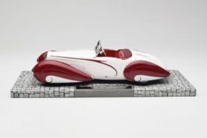Delahaye Type 135 M カブリオレ ホワイト レッド Minichamps 1:18 107116161 レジン - 画像 3/6