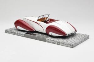 Delahaye Type 135 M カブリオレ ホワイト レッド Minichamps 1:18 107116161 レジン - 画像 5/6
