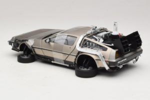 DeLorean DMC-12 Back to the Future Time Machine Sun Star 1:18 2710 メタル - 画像 5/6