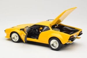 De Tomaso Pantera イエロー Hot Wheels 1:18 27809 メタル - 画像 5/8