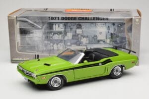 Dodge Challenger カブリオレ グリーン Greenlight 1:18 12803-06G メタル - 画像 8/8