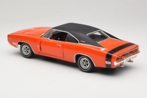 Dodge Charger R/T オレンジ & ブラック American Muscle 1:18 39314 メタル - 画像 7/8