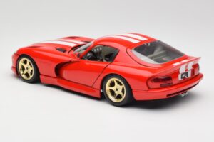 Dodge Viper GTS レッド Bburago 1:18 3075 メタル - 画像 7/8
