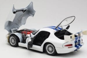 Dodge Viper GTS-R GT2 ホワイト 1997 Maisto 1:18 50316 メタル - 画像 5/8