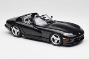 Dodge Viper RT/10 ブラック Bburago 1:18 3065 メタル - 画像 6/8