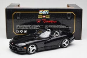 Dodge Viper RT/10 ブラック Bburago 1:18 3065 メタル - 画像 8/8