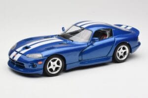 Dodge Viper GTS SR II ブルー ホワイトストライプ Bburago 1:18 3330 メタル