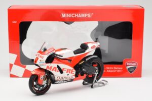 Ducati Desmosedici GP11 #8 H. Barbera Ducati MotoGP Team MotoGP 2011 Minichamps 1:12 123110008 メタル - 画像 6/6