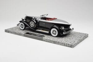 Duesenberg Model J Torpedo Disappearing Top Convertible Coupe シルバー ブラック Minichamps 1:18 107150431 レジン - 画像 5/6