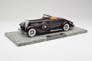 Duesenberg SJN コンバーチブル クーペ バーガンディ Minichamps 1:18 107150331 メタル