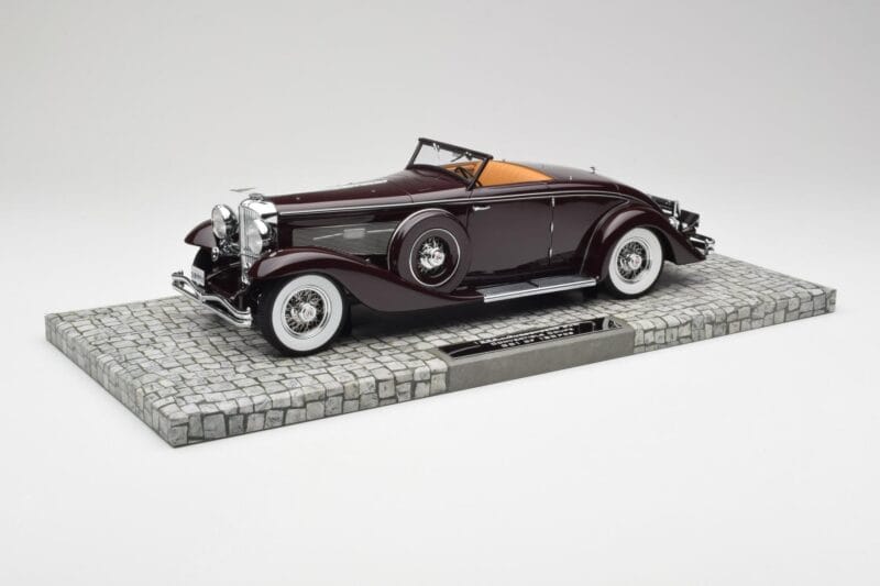 Duesenberg SJN コンバーチブル クーペ バーガンディ Minichamps 1:18 107150331 メタル