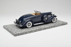 Duesenberg SJN Convertible Coupe Midnight Blue Minichamps 1:18 107150332 メタル - 画像 2/6