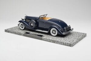Duesenberg SJN Convertible Coupe Midnight Blue Minichamps 1:18 107150332 メタル - 画像 5/6