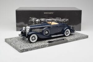 Duesenberg SJN Convertible Coupe Midnight Blue Minichamps 1:18 107150332 メタル - 画像 6/6