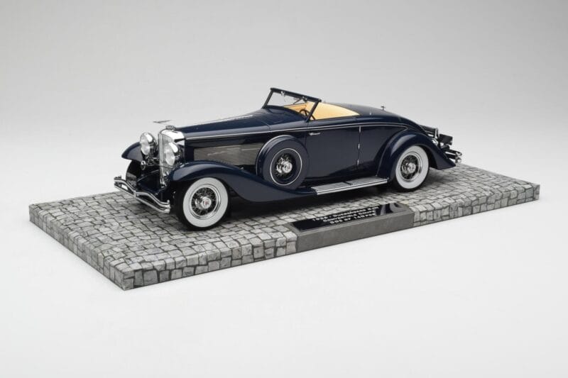 Duesenberg SJN Convertible Coupe Midnight Blue Minichamps 1:18 107150332 メタル