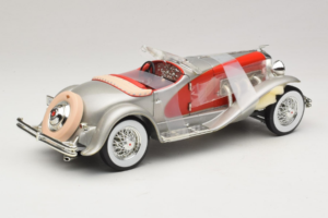 Duesenberg SJ Clark Gable's Car シルバー レッド ERTL 1:18 7962 メタル - 画像 2/6
