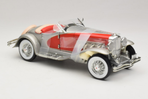Duesenberg SJ Clark Gable's Car シルバー レッド ERTL 1:18 7962 メタル - 画像 4/6