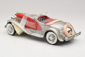 Duesenberg SJ Clark Gable's Car シルバー レッド ERTL 1:18 7962 メタル - 画像 5/6