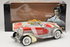 Duesenberg SJ Clark Gable's Car シルバー レッド ERTL 1:18 7962 メタル - 画像 6/6