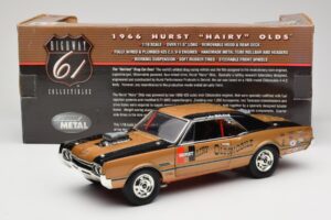 Oldsmobile 442 Hurst Hairy Olds Twin-Engine 4WD 1966 Highway 61 1:18 50089 メタル - 画像 8/8